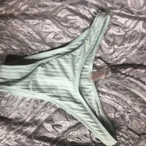 Never worn Light blue bikini bottoms